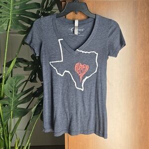 Women's Short Sleeve Tee Heart Austin Texas
